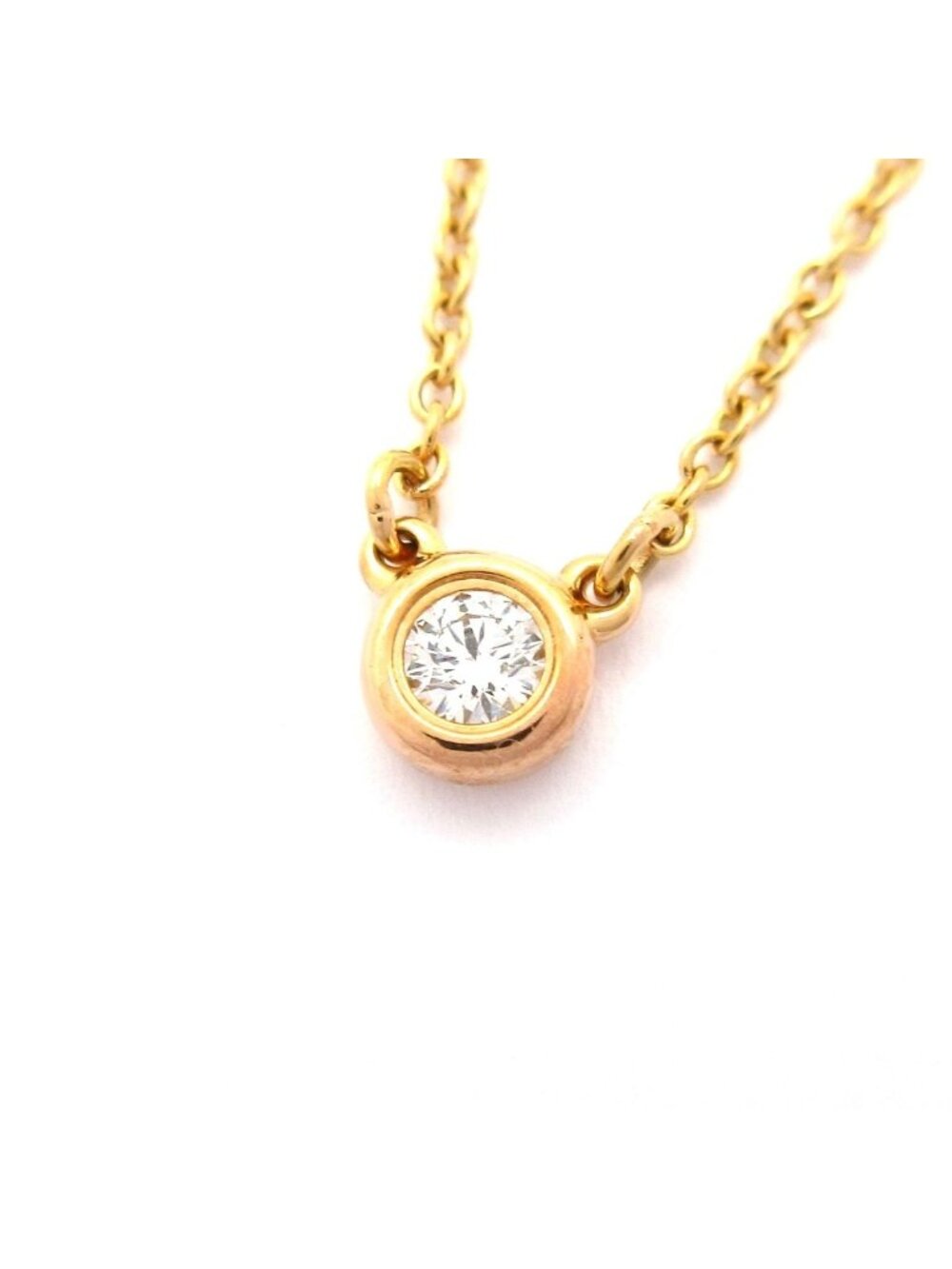 Tiffany & Co Necklace by the Yard 18k Pink Gold Diamond